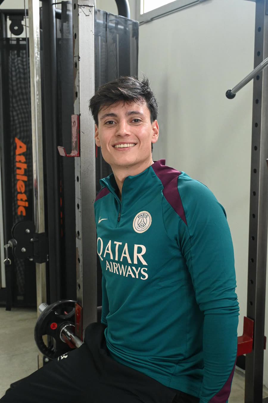 Patricio Britos en el gimnasio